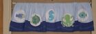 Kids Line Nautical Valance   Blues Greens   13 5  L X 56  W