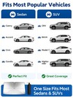 Noiclub Windshield Sun Shade Umbrella For Car Foldable Car Windshield Uv Block