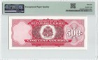 Haiti 500 Gourdes 1993  P-264a  Prefix-aa  Rare Type Note  Pmg 66 Epq Gem Unc