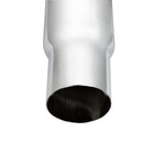 6 To 5 Od X 60 Inch Chrome Bull Hauler Bottom Exhaust Stack