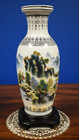 12  Nos Vintage Certified 1920-1950 Chinese Jingdezhen Porcelain Vase W stand