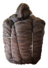 22 Lbs Dark Brown Merino Wool Roving Bulk Natural Undyed Felting Spinning Chunky
