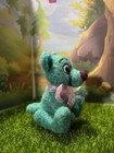 Mini Needle Felted Seafoam Teddy Bear