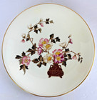 Antique Royal Worcester Plate  Caldwell  Asian Motif  Gold Filigree Dogwood 9  R