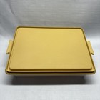 Vtg Tupperware 14    Sheet Cake Taker 623-2 Harvest Gold 622-2