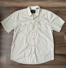 Howler Bros Large H Bar B Pearl Snap Shirt Riverbed Oxford Outdoors Quick Dry