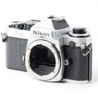 Nikon Fe2 Silver Body 35mm Slr Film Camera Us Stock