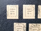 Lithuania  13-19 Used  1918 Second Kaunas Issue  Scott Catalog Value   17 50