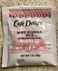 Cafe Delight 50254 Cafe Delight Hot Cocoa 1 Oz  Packet  50 Count