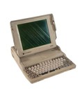    vintage Allen Bradley Data General Laptop Terminal Model 2540ab-a - For Parts  