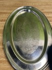 Vintage English Silver Mfg Made In Usa Silver Plated Serving Dish 11 5 X 6