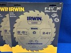 Package Of 5 Irwin 15150 Circular Saw Blade 8-1 4  24-teeth Steel
