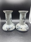 Ken Edwards Tonala Candle Holders Mexico Folk Art Signed Ke Vintage Set Of 2