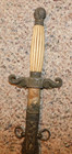 Rare Antique Knights Of Pythias Fraternal Ceremonial Military Sword W  Scabbard