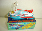 Masudaya Collection Vintage Tin Toy Reproduction Mini Sonicon Rocket With Box