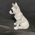 Cast Iron Bull Terrier Vintage Painted Coin Bank