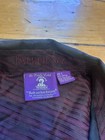 Jimi Hendrix Purple Label Shirt Large Mens Black Dot Patterned Soft Trim 70s