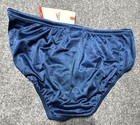 Vintage Speedo Racing Briefs Size 38 Navy Lightweight Swimwear Bottom Nwt 