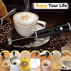2 In 1 Electric Milk Frother Drink Foamer Whisk Mixer Stirrer Coffee Egg Beater