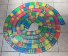 Magic Track  Flexible  4 Cars    Glow In The Dark  Bend Flex Racetrack  34 Feet 