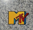  Vintage 90 s  Mtv Patch  Embroidered  Iron On  3 x2 