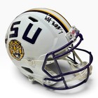 Whit Weeks Autographed Lsu Tigers Full Size Speed Helmet Jsa White