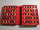 Mighty Beanz 88 Random Beanz Lot Blue   Red Case Moose Toys Collection 