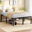 16 Inch Bed Frame Bed Frame  Heavy Duty Metal Platform Bed Frame -zengb