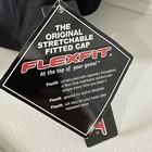 Black Flexfit Original Fitted Stretch Hat Baseball Cap Blank S m Small medium