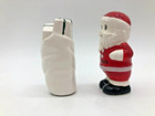 Vintage  santa s Packages  Ceramic Salt   Pepper Shakers Christmas Made In Japan