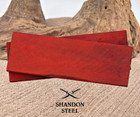 Knife Handle Scales 2pc Custom Knifemaking Set Rough Rider Red Smooth Bone 1930