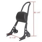 Passenger Sissy Bar Backrest Black Fit For Harley Sportster 883 1200 2004-2022