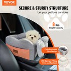 Vevor Center Console Dog Car Seat Dog Booster Car Seat For Small Dog 8 Lbs