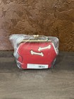 Coach X Disney Pluto Kisslock Frame Bag Brass red Multi Glovetanned Leather Nwt