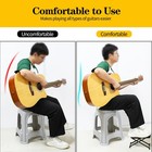 Guitar Foot Stool 6 Position Adjustable Height Footrest Non-slip Rubber Pad