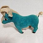Dakin Dream Pets Blue Bull Plush Japan Vintage 7 