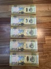 Solomon Islands 100 Dollars Banknote  5 Banknotes  500 Dollars   Nice Notes