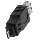 2 Pack Micro Usb To Usb Adapter Usb 2 0 Type-a To Type-b Otg Connector Converter
