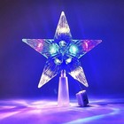 Christmas Tree Topper Star Warm White Light Christmas Tree Decor For Christmas