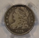 1835 Capped Bust Dime  Pcgs  Vg10
