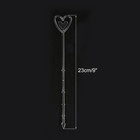 Floral Pick Card Holder  80pcs 9  Plastic Flower Pick Card Holder  Clear
