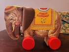 Jingle Elephant  Le 1993 Toyfest Wooden Pull Toy