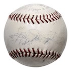 Mickey Mantle   Willie Mays Signed Hof Baseball Djr Coa