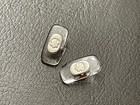 New Replacement Montblanc Screw-in Nose Pads For Eyeglasses Sunglasses Silver