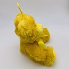 First   Main Rainbow Bear 7    Yellow Plush Stuffed Animal Toy With Bow   Hang Tag