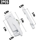 2 Pack Windows Sash Lock  White Window Latches For Single-hung And Double-hung