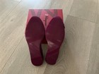 New Salvatore Ferragamo My Joyful Barolo Ballet Velvet Flats Dark Purple 6 5 M