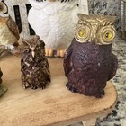 Owls - Lot Of 12 Various Owl Figurines   Owl Candle