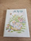 Vintage 1977 C r  Gibson  all My Life  Keepsake Memory Baby Book Gift  unused 