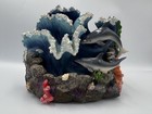 Vintage Y2k Dolphin Ocean Wave Musical Fountain  Beach 90s Beach Decor Glitter